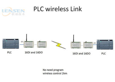 16DI 16DO Wireless I O Module PLC Wireless Controller 2km Wireless ON OFF Control