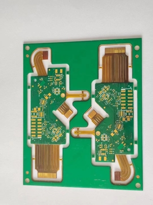 4 Layers Rigid Flex PCB 1.0mm High Performance FR4 TG180 Material