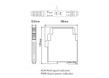 RTD/TC Input Digital Signal Isolator Analog Output 0-5V 4-20mA Converter 24V DC