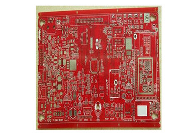 RF Multilayer PCB Board , Single / Double Sided Pcb Prototype Board Red Color