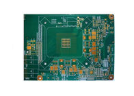 Green Color Multilayer PCB Board , Pcb Printed Circuit Board Immersion Gold Surface