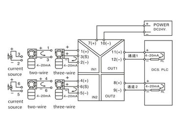 LS-THG-IP Series Current Input Signal Converter Din Rail Mounting DC24V Power Supply