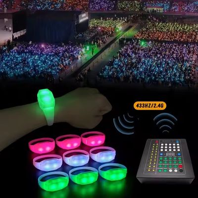Central Control Wristbands DMX Compatible RF Wireless Controller for Shows, Concerts, Parties