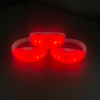 DMX Wireless Controller for 15 Color and Light Modes on Remote Controlled LED Bracelets with Silicone Design