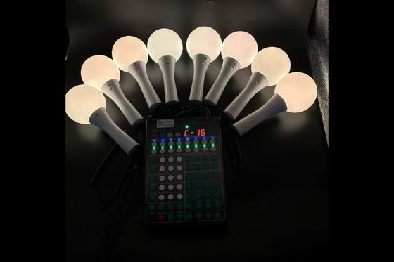 DMX Wireless Controller Providing Wireless Control for Rechargeable LED Ball Sticks Used in Concerts and Multi Day Rehearsals