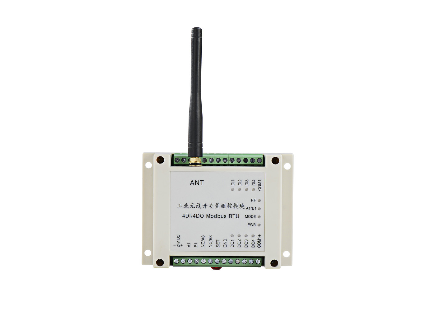 4 Channels Wireless Modbus RTU 4DI4DO Wireless I O Module Pump / Valve ...