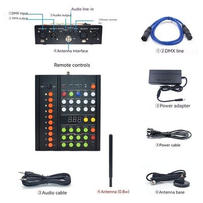 Professionals DMX Wireless Controller For Lighting Control 0.6 Lbs 0-40°C