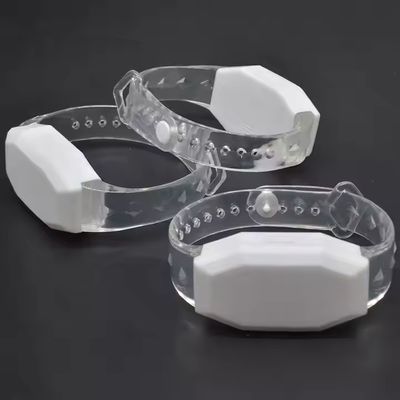 Custom Logo Wireless Glow Bracelets Remote Control LED Bracelet for Music Sound for Promotional Wristbands