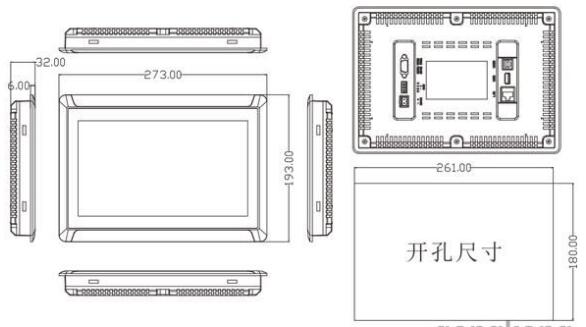 10.1'' HMI Human Machine Interface Control Module For Industrial Automation